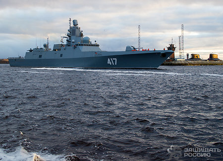 «Адмирал Горшков» сдает итоговый «экзамен» в Белом море (фото)