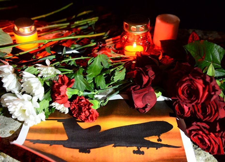В России объявлен траур по погибшим при крушении самолета Ту-154