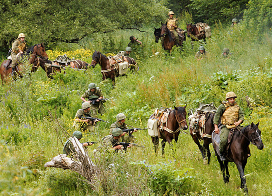 Лошадей горной бригады ЮВО «переобули» на летние подковы
