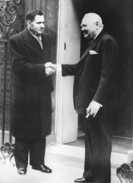 Андрей Громыко и премьер-министр Великобритании лорд Рэндольф Спенсер-Черчилль