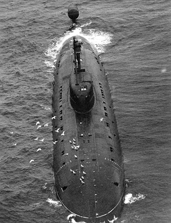 Субмарина проекта 945 «Барракуда», 1984 год. Фото: Википедия
