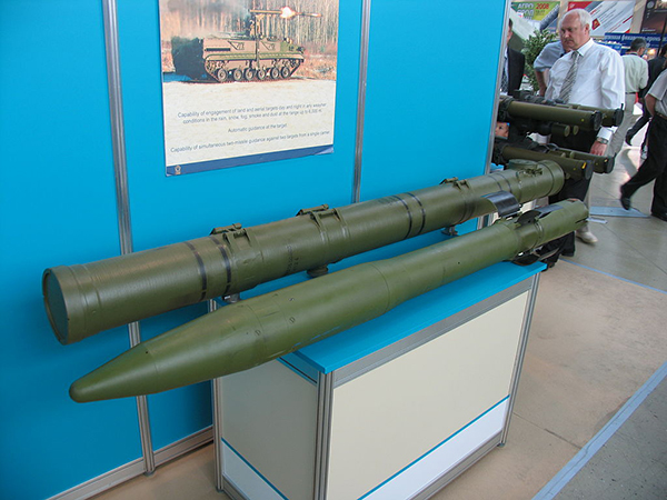 Самоходный противотанковый ракетный комплекс 9К123 «Хризантема-С»