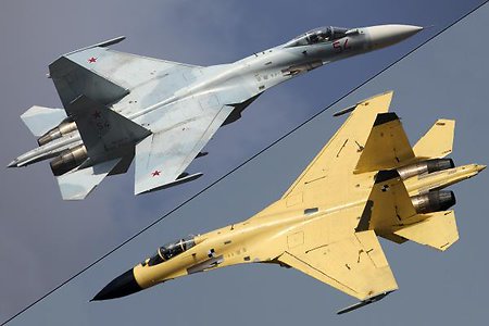 Найди десять отличий: российский Су-27 и китайский J-11