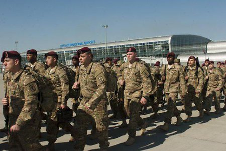 МИД РФ считает, что визит десантников из США на Украину — первый шаг к поставкам вооружений