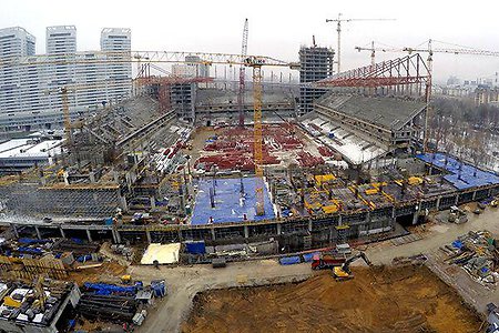 Стадион ЦСКА откроют в 2016 году