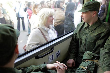 Крымские призывники впервые начали служить в российской армии