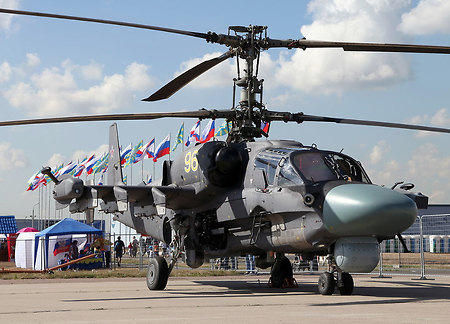 Боевой корабельный вертолет Ка-52К покажут на Международном военно-морском салоне