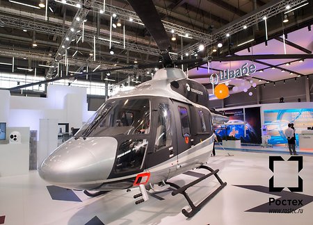 Многоцелевой вертолет «Ансат» представили на промышленной выставке в Екатеринбурге