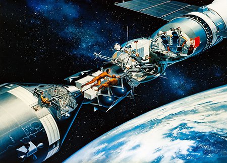 Легендарный космический проект «Союз-Аполлон» отметил 40-летие полета
