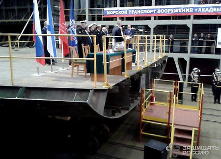 На «Звездочке» заложили новый транспортный корабль «Академик Макеев»