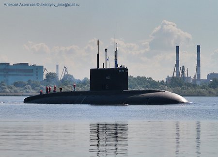 Субмарина «Краснодар» вышла на ходовые испытания