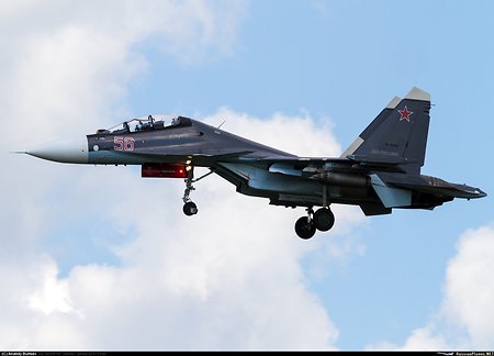 Три истребителя Су-30СМ получит морская авиация ВМФ России осенью 2015 года