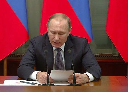 Путин особо отметил возросший потенциал ОПК России