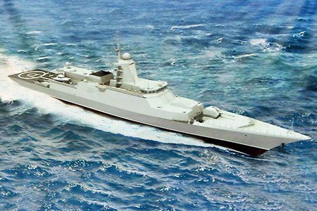 Новейший корвет ВМФ «Гремящий» готовится к выходу в море