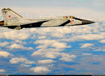 Российский МиГ-31 перехватил американский «Посейдон» над Камчаткой