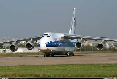 Ветер сдул российский самолет-гигант «Руслан» с аэродрома в Африке
