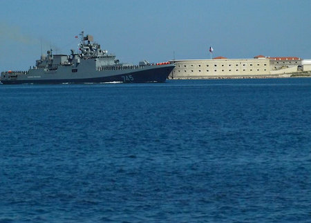 Новый фрегат «Адмирал Григорович» прибыл на Черноморский флот