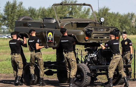 Уральские военные хотят побить рекорд по сборке-разборке «Уазика»