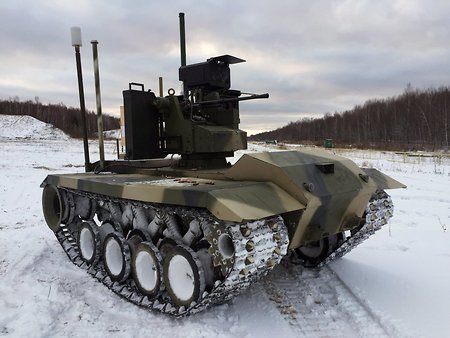 Боевого робота «Нерехта» испытают снегом и морозом