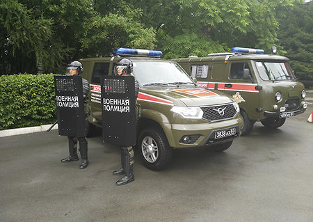 Военная полиция ВВО получила защитные «Колпаки»