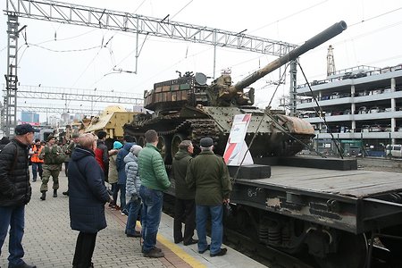 Трофейный поезд «Сирийский перелом» прибыл на край России