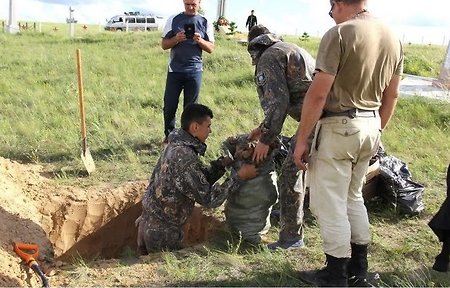 В Монголии нашли останки 17 красноармейцев