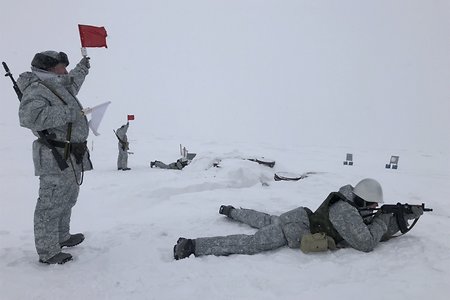 Заполярные «экзамены» российских военных: фото