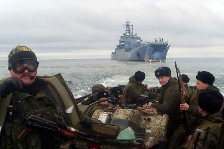 Российский десант высадится в заливе Креста