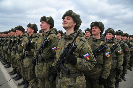 Служить в российской армии почётно