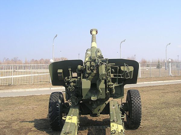 152-мм дивизионная гаубица 2А65 «Мста-Б», Технический музей Тольятти. Фото: ShinePhantom