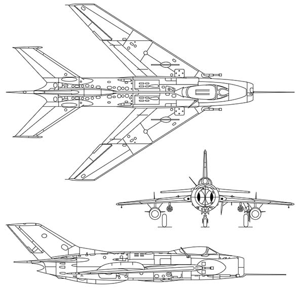 Сверхзвуковой истребитель МиГ-19
