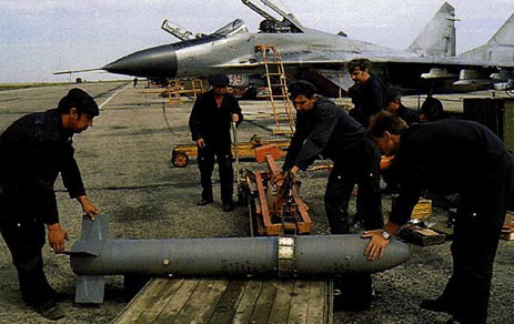  Подготовка к подвеске С-24 под МиГ-29