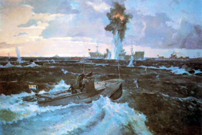 «Атака торпедных катеров», Г.Нисский, 1942 год